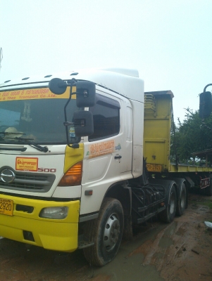 ขายด่วนครับ หัวลาก HINO 330  ปี 51 พร้อม หางพื้นเรียบ 3 เพลา ST รถสวยครับ พร้อมใช้งาน เลยครับ