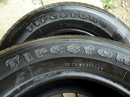 ยางกระบะสูงขอบ17 ไฟร์สโตน 265-65-R17ลงพื้นปลายปี14 (4เส้น 5,600บ)ดอกเพียบ90\%