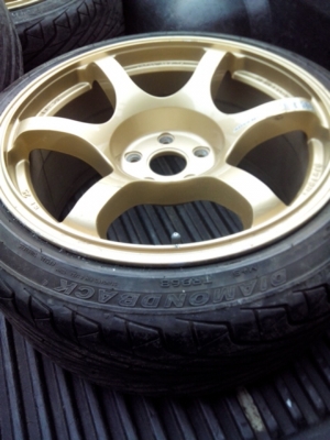 ขายแม็กขอบ18 5รู114พร้อมยางปี14