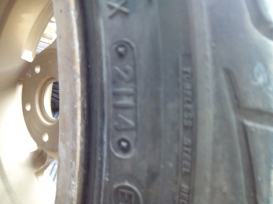 ขายแม็กขอบ18 5รู114พร้อมยางปี14