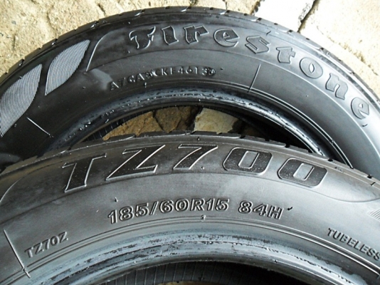 ยางขอบ15 ไฟร์สโตน185-60-R15ลงพื้นปี14(4เส้น 2,600บ) ยางขอบ15 ไฟร์สโตน185-60-R15ลงพื้นปี14(4เส้น 2,600บ)