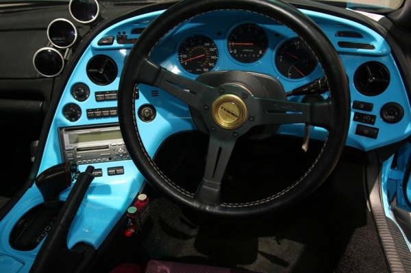 ขาย TOYOTA SUPRA ปี1994 เกียร์AUTO  ชุดแต่ง WIDEBODY ทั้งคัน สีฟ้า แต่Wrap สีเทาLambo