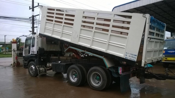 ขายรถพ่วง ดั้มแม่-ลูก ISUZU GIGA เครื่อง 6WF1 380 แรงม้า คัสซีสวยตลอดเส้น ยางเต็ม แอร์เย็น ลูก 3 คานแท้ ทะเบียนพร้อมโอน ราคาต่อรองได้ครับ