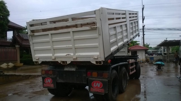 ขายรถพ่วง ดั้มแม่-ลูก ISUZU GIGA เครื่อง 6WF1 380 แรงม้า คัสซีสวยตลอดเส้น ยางเต็ม แอร์เย็น ลูก 3 คานแท้ ทะเบียนพร้อมโอน ราคาต่อรองได้ครับ