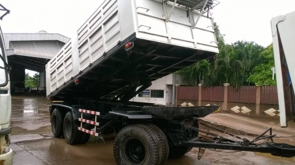 ขายรถพ่วง ดั้มแม่-ลูก ISUZU GIGA เครื่อง 6WF1 380 แรงม้า คัสซีสวยตลอดเส้น ยางเต็ม แอร์เย็น ลูก 3 คานแท้ ทะเบียนพร้อมโอน ราคาต่อรองได้ครับ