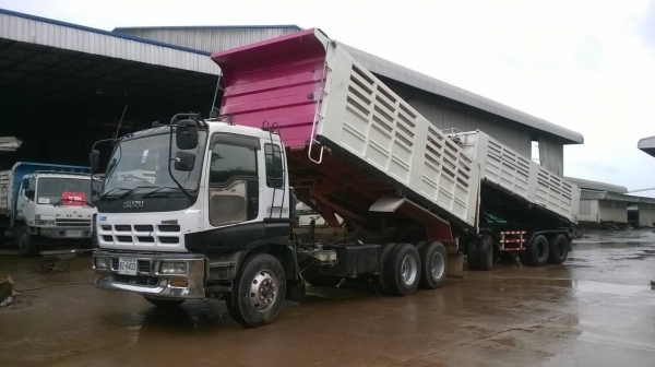 ขายรถพ่วง ดั้มแม่-ลูก ISUZU GIGA เครื่อง 6WF1 380 แรงม้า คัสซีสวยตลอดเส้น ยางเต็ม แอร์เย็น ลูก 3 คานแท้ ทะเบียนพร้อมโอน ราคาต่อรองได้ครับ ขายรถพ่วง ดั้มแม่-ลูก ISUZU GIGA เครื่อง 6WF1 380 แรงม้า คัสซีสวยตลอดเส้น ยางเต็ม แอร์เย็น ลูก 3 คานแท้ ทะเบียนพร้อมโอน ราคาต่อรองได้ครับ