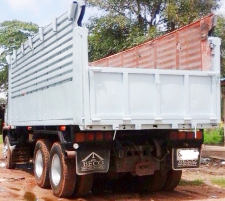 ISUZU ROCKY FXZ 210 วางเครื่อง 240 HP 6SD1 รถพ่วงแม่+ลูก แม่กระบะดั๊มพ์เหล็ก 12 ตันดั๊มพ์หน้าพระลานฝาข้างแผ่นเรียบ ลูกพ่วงดั๊มพ์ 3 คานยัดสภาพดีพร้อมบรรทุกหนักพร้อมใช้งานได้เลยครับ เครื่องยนต์ 240 แรงลงเล่มครบพร้อม ภายในเก๋งคอนโซลสวยครบ แอร์ พวงมาลัยเพาเวอ