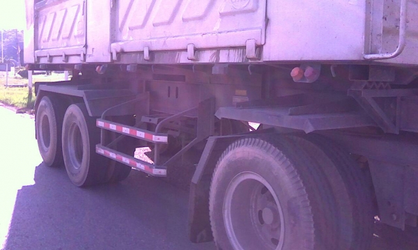 ขายดาวน์รถบรรทุก 22 ล้อพ่วงแม่ลูกดัมพ์ HINO MEGA 344 แรงม้าปี 2557 ลูกพ่วง 3 เพลา ขายดาวน์ 650000