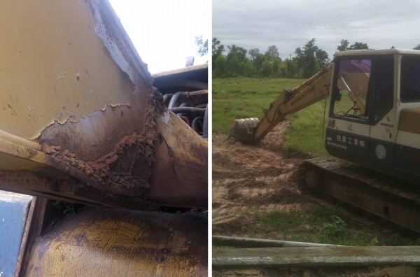 **435,000 บ.ต่อรอง/// แบคโฮ KOMATSU PC120 รุ่น 5 ไฟฟ้าครบ **ขาย KOMATSU PC120-5 แบคโฮยอดนิยม พร้อมใช้ ราคาเบา HYD.EXCAVATOR KOMATSU PC120-5 ไฟฟ้าครบ เครื่องเดิม ปั้มK3V เครื่องดี แรง แน่นดี ปั้มดี แรง ทำงานดี เร็วดี ครับ บูมอาร์มดี มีตำหนิปะรอบโคน(ตามรูป) **435,000 บ.ต่อรอง/// แบคโฮ KOMATSU PC120 รุ่น 5 ไฟฟ้าครบ **ขาย KOMATSU PC120-5 แบคโฮยอดนิยม พร้อมใช้ ราคาเบา HYD.EXCAVATOR KOMATSU PC120-5 ไฟฟ้าครบ เครื่องเดิม ปั้มK3V เครื่องดี แรง แน่นดี ปั้มดี แรง ทำงานดี เร็วดี ครับ บูมอาร์มดี มีตำหนิปะรอบโคน(ตามรูป)