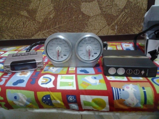 เกจวัด defi+timer hks+ปากแตร