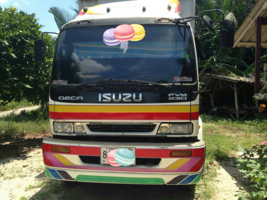 ขายรถบรรทุก 10 ล้อตู้เปียก ISUZU DECA 195 แรงม้าปี 2542 ราคา 780000