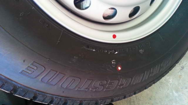 กระทะเหล็ก 16" Triton ไทรทัน + ยาง BS 205R16C (ถอดศูนย์)