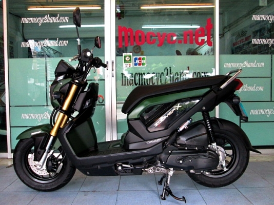 zoomer สีดำเขียว แบบทหาร ตัวท๊อป คอมบายเบลก รถเดือน สิงหาคม ปี 57 ไมล์ 4 พันโล ฟรีโอน แถม 4รายการ 39900