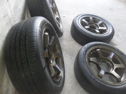 ล้อแม็ก 17นิ้ว 6รู TE37 พร้อมยาง สวยๆ 4 ล้อ ราคา 10900 บาท ล้อแม็ก 17นิ้ว 6รู TE37 พร้อมยาง สวยๆ 4 ล้อ ราคา 10900 บาท