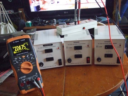 หม้อแปลงไฟจาก 220v ==> 100v /110v ขนาด 1,000w  ตัวที่ 2