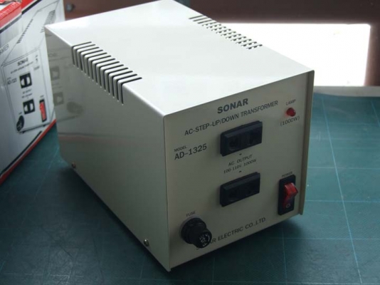 หม้อแปลงไฟจาก 220v ==> 100v /110v ขนาด 1,000w  ตัวที่ 2