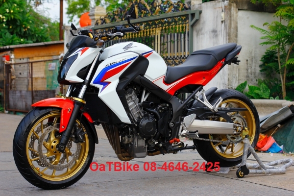 ขาย CB 650 ปี 14 สีเดิมทั้งคัน แต่งครบๆ