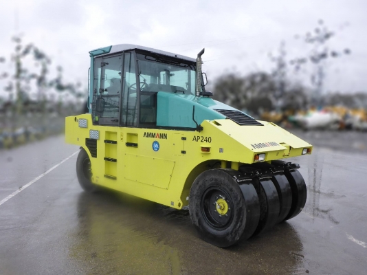 รถบด ปี 2012 (UNUSED) AMMANN AP240 8 Wheel Pneumatic Roller เอกสารพร้อม เครื่องจักรนำเข้าจากต่างประเทศ