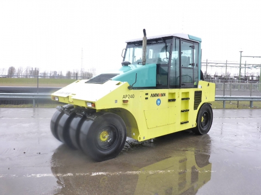 รถบด ปี 2012 (UNUSED) AMMANN AP240 8 Wheel Pneumatic Roller เอกสารพร้อม เครื่องจักรนำเข้าจากต่างประเทศ