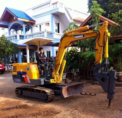 ขายรถขุดYANMAR YB-301 ขนาดpc30 (มีหัวกระแทกพร้อม) รถเก่านอกแท้ 100\% มีเอกสาร ติดต่อ 085-5632278 ( ราคาต่อรองได้ )