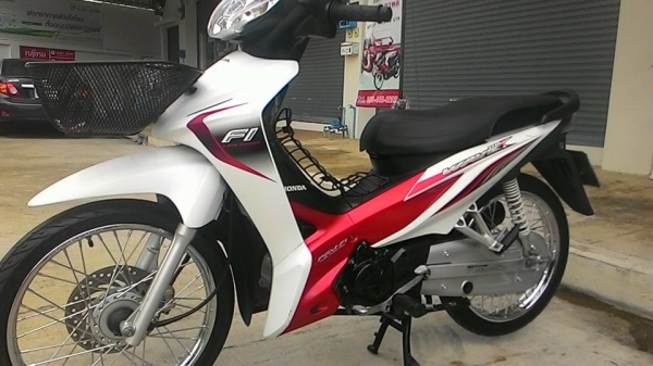 ขาย wave 110i ขาว แดง ปี55