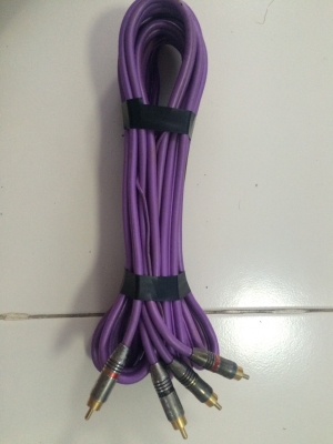สายRCA Lighting Audio 5 เมตร หัวแจ็ค 24 K มือ2 ญี่ปุ่น
