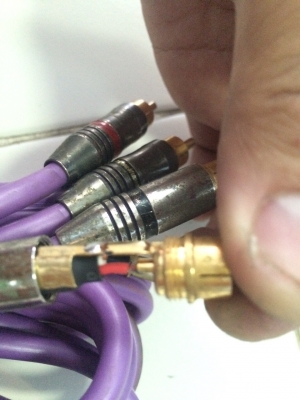 สายRCA Lighting Audio 5 เมตร หัวแจ็ค 24 K มือ2 ญี่ปุ่น
