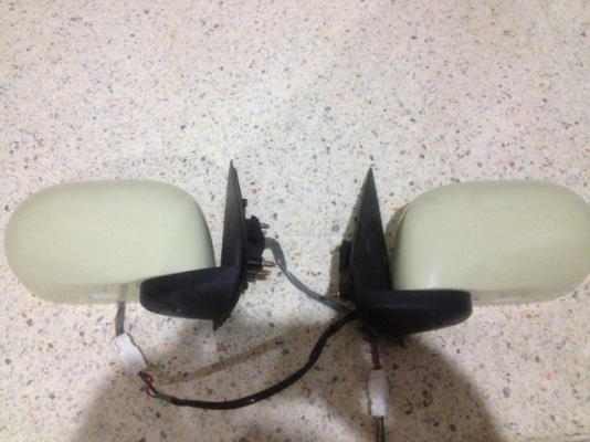 กระจกมองข้างพับไฟฟ้า NISSAN CUBE ของเก่าญี่ปุ่นสภาพสวยคู่ละ