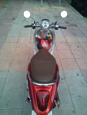 honda scoopy 110 i ปี54 แดงเทา 18,500