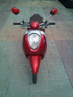 honda scoopy 110 i ปี54 แดงเทา 18,500