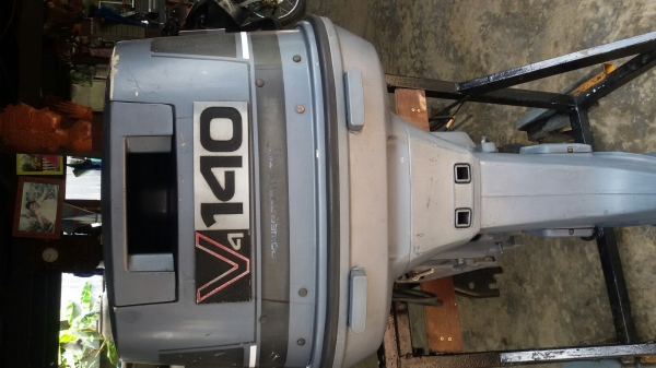 เครื่องเรือ YAMAHA 140HP สภาพใหม่เลยครับ นำเข้าสดๆ ซิงๆ ยังไม่โดน..ใช้งานในไทย