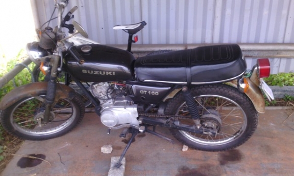ขาย Suzuki DT100 เครื่อง CG110 (ตอนนี้รถอยู่บ้านบึง )