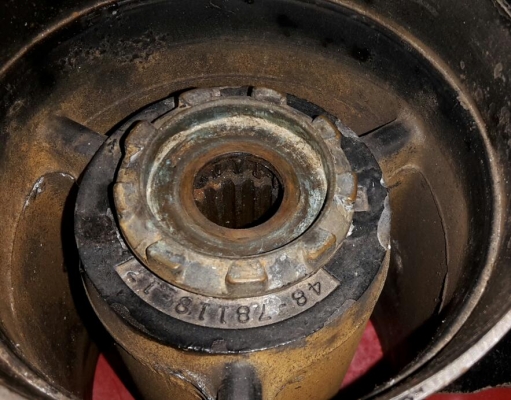 ขายใบจักร mercury 150-200hp dia.14.5 in. 17 p RH