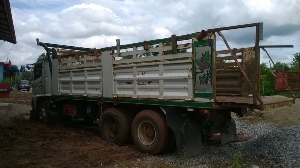 ขายรถพ่วง HINO MEGA 260 แรงม้า ดั้มแม่-ลูก 3 คาน อู่ PANUS คัสซีสวยตลอดเส้น เครื่องเดิมแน่นๆ ไม่ไอ เกียร์เดิม ช่วงล่างแน่น ทะเบียนพร้อมโอนครับ