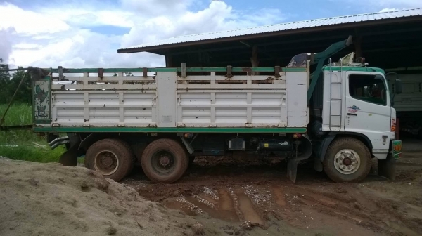 ขายรถพ่วง HINO MEGA 260 แรงม้า ดั้มแม่-ลูก 3 คาน อู่ PANUS คัสซีสวยตลอดเส้น เครื่องเดิมแน่นๆ ไม่ไอ เกียร์เดิม ช่วงล่างแน่น ทะเบียนพร้อมโอนครับ