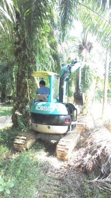 ขายรถแบคโฮ KOBELCO SK30UR เปลี่ยนโซ่ใหม่ทั้งคู่ ราคา 350000