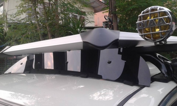 แร็ค หลังคาพร้อมตัวบังลม