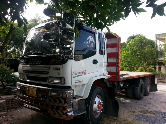 ขายรถบรรทุก 10 ล้อพื้นเรียบ ISUZU DECA 270 แรงม้าปี 2549 พื้นเรียบ มีระบบลากพ่วง ราคา 1600000