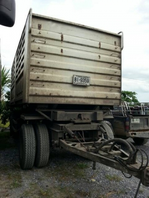 หางดั้มสองเพลา ยางเต็มสวยกิ้บ