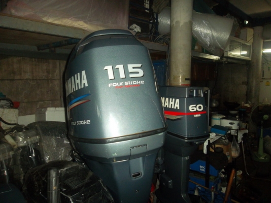 เครื่อง yamaha 115hp fourstroke fuelinjection เก่าญี่ปุ่น