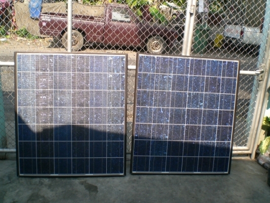 แผ่นโซล่าเซลล์มือสองสภาพ90เปอร์เซนต์