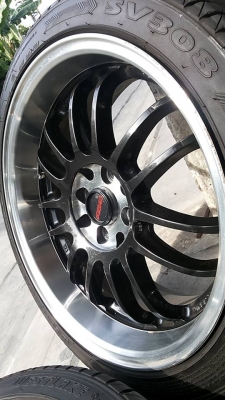 ล้อแต่ง 4รู100x114 ขอบ 17×8 ยาง 205 45 17 เบิกใหม่ใช้น้อย ล้อแต่ง 4รู100x114 ขอบ 17×8 ยาง 205 45 17 เบิกใหม่ใช้น้อย