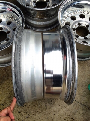 ล้อหยดน้ำ WEDS MAD MASTER 3 ชิ้นแท้ 16" F8.5"/R9" 6/139.7 ลึกๆ ประมูลจากญี่ปุ่น