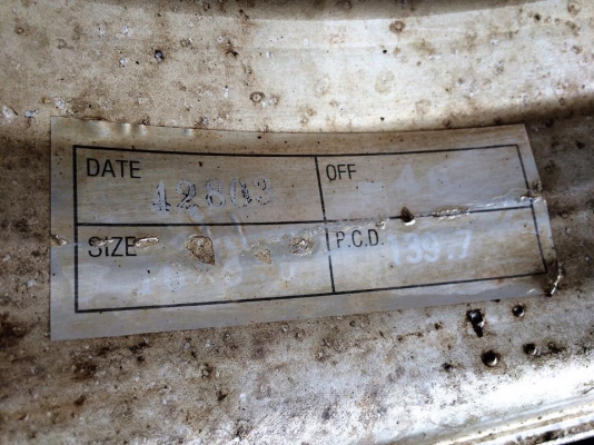 ล้อหยดน้ำ WEDS MAD MASTER 3 ชิ้นแท้ 16" F8.5"/R9" 6/139.7 ลึกๆ ประมูลจากญี่ปุ่น