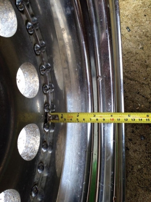 ล้อหยดน้ำ WEDS MAD MASTER 3 ชิ้นแท้ 16" F8.5"/R9" 6/139.7 ลึกๆ ประมูลจากญี่ปุ่น