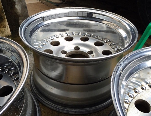 ล้อหยดน้ำ WEDS MAD MASTER 3 ชิ้นแท้ 16" F8.5"/R9" 6/139.7 ลึกๆ ประมูลจากญี่ปุ่น