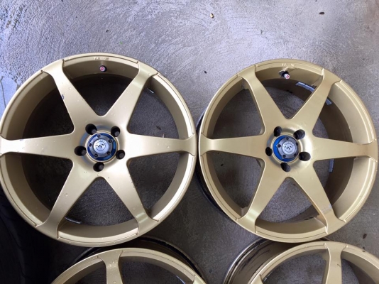 ล้อ RAY VERSUS 17/5/100 ออฟ35 กว้าง7 ล้อแท้ made in Japan