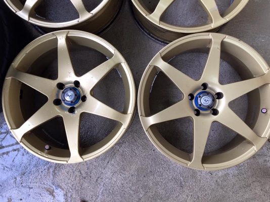 ล้อ RAY VERSUS 17/5/100 ออฟ35 กว้าง7 ล้อแท้ made in Japan