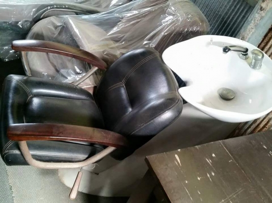 ขายเตียงสระผมโบราณ