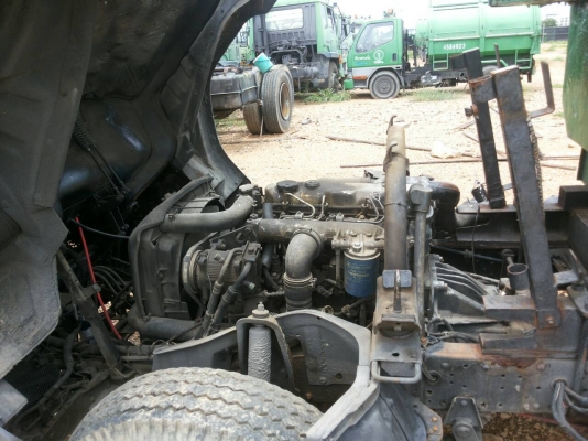 รถบรรทุก 4 ล้อใหญ่ MITSUBISHI ปี 50  พร้อมถังและชุดดั๊มพ์ ราคา 285,000 บ.